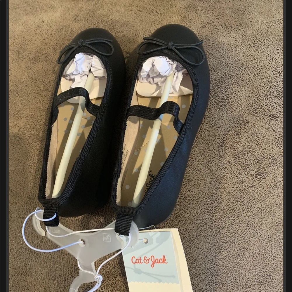 Cat & jack toddler girls size 10 flats new